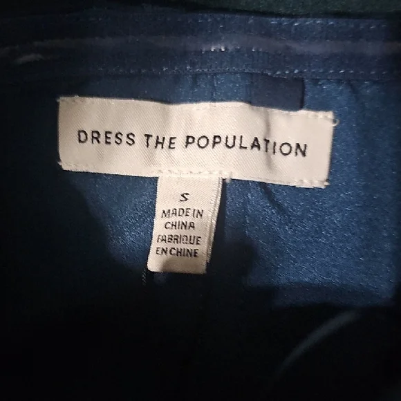 Dress the Population Strapless Navy Dress - Picture 5 of 5